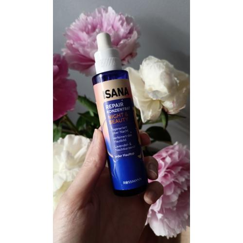 Isana Night & Beauty Repair Konzentrat (Serum do twarzy koncentrat upiększający) - opinie | zdjęcie do recenzji od zcosmetica_me