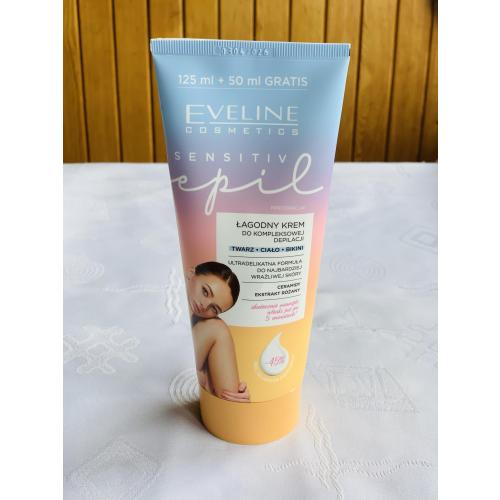 Eveline Cosmetics Sensitive Epil, Łagodny krem do kompleksowej depilacji (twarz, ciało, bikini) - opinie | zdjęcie do recenzji od IwonaTeresaMaria