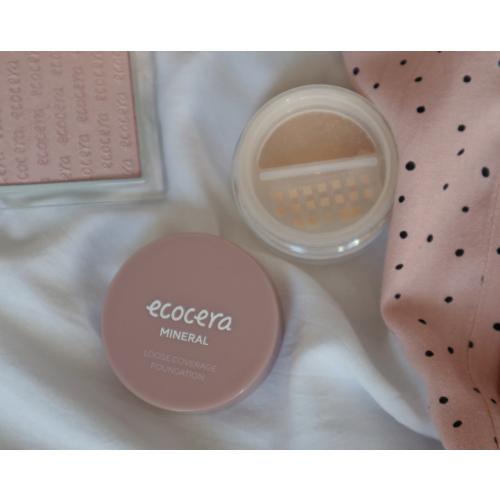 Ecocera Mineral Loose Coverage Foundation (Sypki podkład mineralny) - opinie | zdjęcie do recenzji od VegeTime - 1