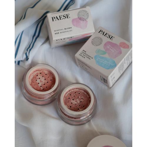 Paese Minerals, Blush (Sypki róż mineralny) - opinie | zdjęcie do recenzji od VegeTime - 2