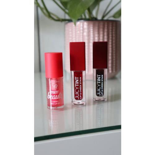 Golden Rose Juicy Tint, Lip & Cheek Stain (Koloryzujący tint do ust i policzków) - opinie | zdjęcie do recenzji od VegeTime