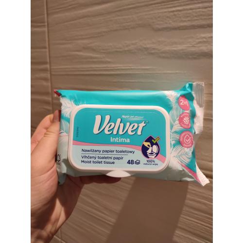 Velvet Intima, Nawilżany papier toaletowy - opinie | zdjęcie do recenzji od xLullabyx
