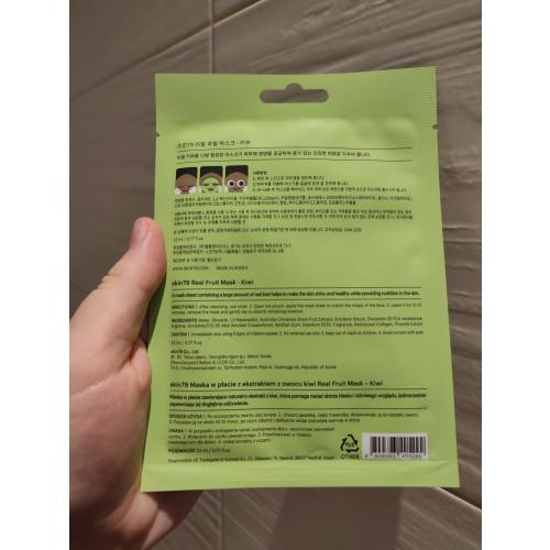 SKIN79 Nourishing & Radiant Skin Kiwi Real Fruit Mask (Odżywcza maska kiwi w płacie do twarzy) - opinie | zdjęcie do recenzji od xLullabyx - 1