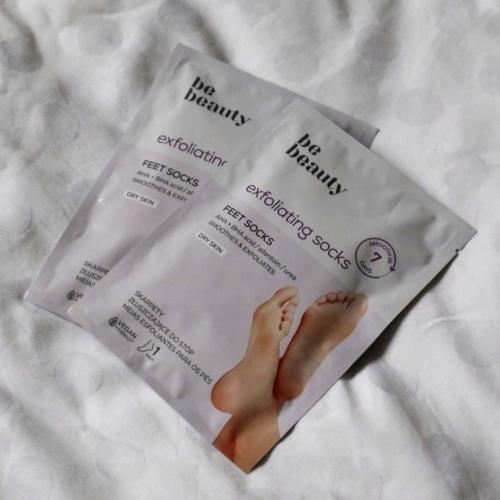 bebeauty Wegańskie skarpety złuszczające do stóp - opinie | zdjęcie do recenzji od VegeTime