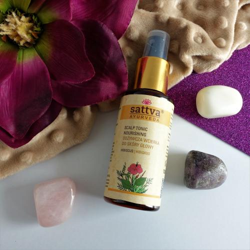 Sattva Ayurveda Scalp Tonic Nourishing Hibiscus (Odżywcza wcierka do skóry głowy `Hibiskus`) - opinie | zdjęcie do recenzji od Elednor
