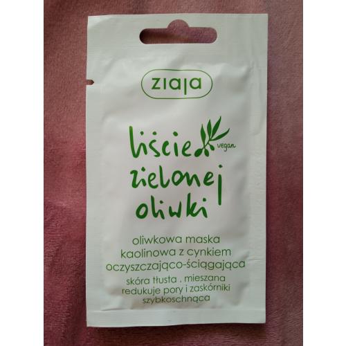 Ziaja Liście Zielonej Oliwki, Oliwkowa maska kaolinowa z cynkiem oczyszczająco-ściągająca - opinie | zdjęcie do recenzji od KardiaM - 1
