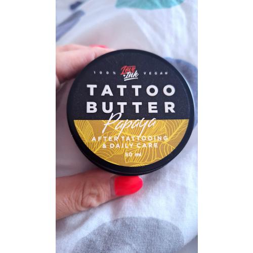 LoveInk Tattoo Butter Papaya (Masło do pielęgnacji tatuażu) - opinie | zdjęcie do recenzji od Qradomowa86 - 2