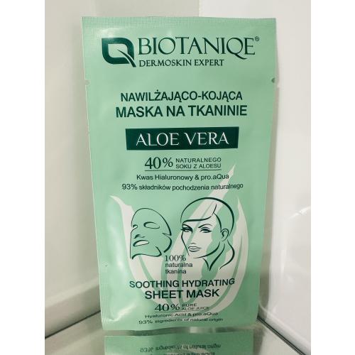 Biotaniqe Aloe Vera, Maska na tkaninie nawilżająco-kojąca - opinie | zdjęcie do recenzji od ALM007 - 2