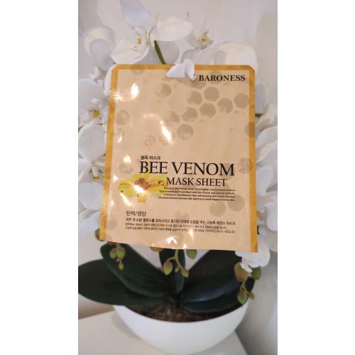 Baroness Bee Venom Mask Sheet (Uelastyczniająca maska w płachcie z ekstraktem jadu pszczelego) - opinie | zdjęcie do recenzji od Goya5