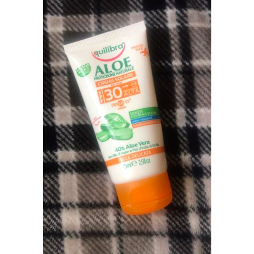 Equilibra Aloe, Protezione Naturale Crema Solaire SPF 30 (Krem przeciwsłoneczny SPF 30) - opinie | zdjęcie do recenzji od agnieszka_teplik