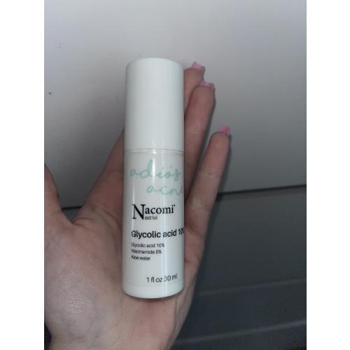 Nacomi Next Lvl, Adios Acne Glycolic Acid 10% Serum (Peelingujące serum na noc) - opinie | zdjęcie do recenzji od Karolina3302