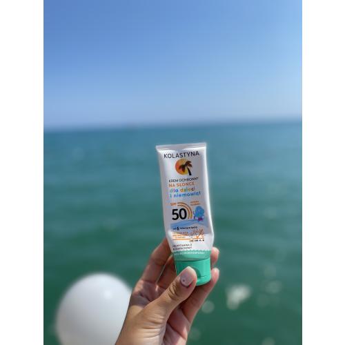 Kolastyna Krem ochronny na słońce dla dzieci i niemowląt wysoko wodoodporny SPF50 (nowa wersja) - opinie | zdjęcie do recenzji od Gogo145 - 3