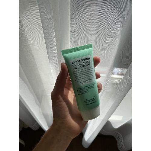 Benton Defense Sun Cream SPF50+/PA++++ Air Fit (Lekki Krem do twarzy z filtrem UV) - opinie | zdjęcie do recenzji od azileiz