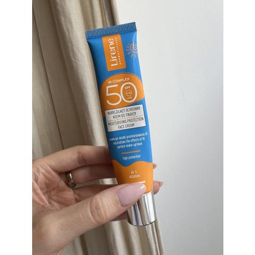 Lirene Dermoprogram Nawilżający ochronny krem do twarzy IR COMPLEX SPF 50 - opinie | zdjęcie do recenzji od Mediterranean777 - 3