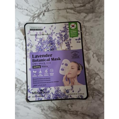 MBeauty Lavender Botanical Mask (Kojąco-relaksująca lawendowa maska w płachcie) - opinie | zdjęcie do recenzji od Justyna_moja_pielegnacja