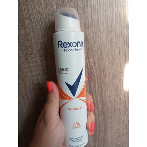 Rexona Motionsense, Workout Hi-Impact 48h Anti-perspirant Spray (Antyperspirant w sprayu) - opinie | zdjęcie do recenzji od mm2991