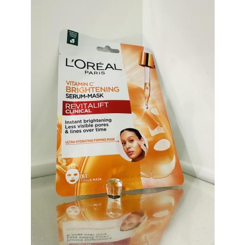 L'Oreal Paris Revitalift Clinical, Vitamin C Brightening Serum-Mask (Rozświetlająca maska-serum w płachcie do twarzy z witaminą C) - opinie | zdjęcie do recenzji od ALM007 - 1