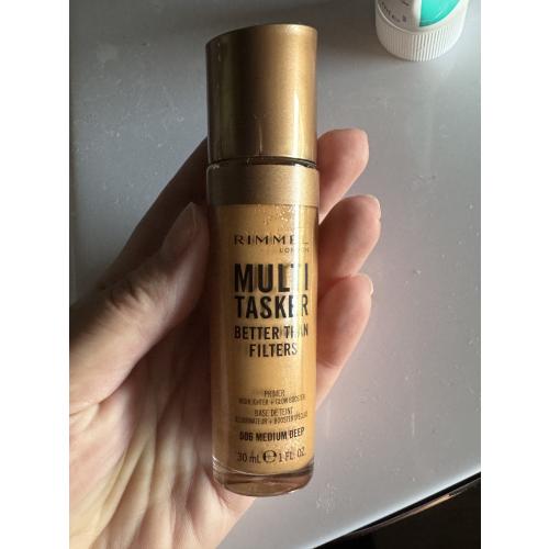Rimmel Multi Tasker, Better Than Filters, Highlighter + Glow Booster Primer (Rozświetlający primer 3w1) - opinie | zdjęcie do recenzji od MONIKA1850