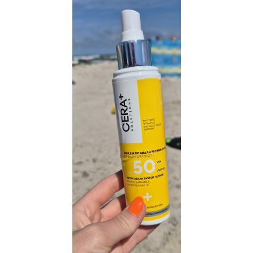 CERA+ Solutions Emulsja do ciała z filtrami SPF 50 do skóry wrażliwej - opinie | zdjęcie do recenzji od karlajn_95
