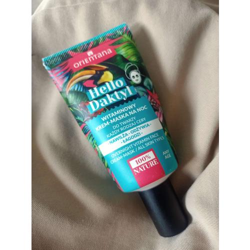 Orientana Hello Daktyl, Overnight Vitamin Face Cream - Mask (Witaminowy krem - maska na noc) - opinie | zdjęcie do recenzji od Vardzia