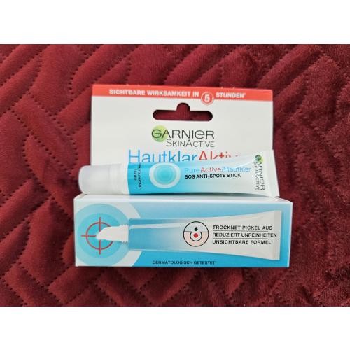 Garnier Skin Clear Active, Sos ANTI-sPOT sTICK (Punktowy sztyft na wypryski) - opinie | zdjęcie do recenzji od Pantera Nera