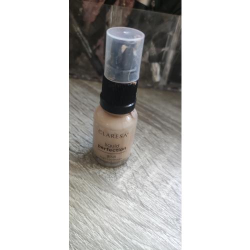Claresa Make Up, Liquid Perfection 2 in 1 High Coverage Foundation & Concealer (Podkład i korektor 2w1 do twarzy) - opinie | zdjęcie do recenzji od Kinia02002