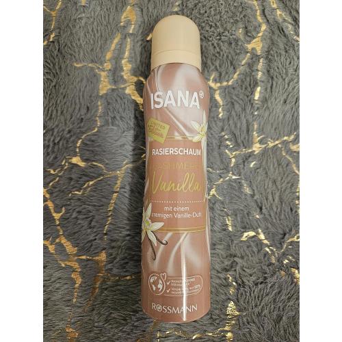 Isana Cashmere Vanilla, Shaving Foam (Pianka do golenia z ekstraktem z wanilii) - opinie | zdjęcie do recenzji od Pantera Nera