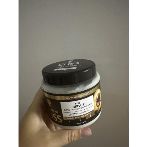 Schwarzkopf Gliss 4-in-1 Repair Bond-Building Hair Mask (Odbudowująca maska do włosów) - opinie | zdjęcie do recenzji od diosa1nefretete