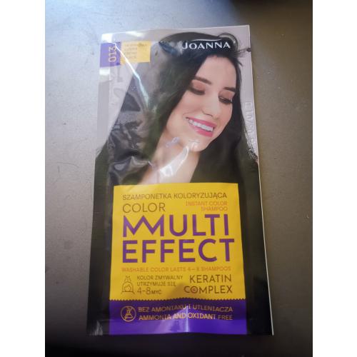 Joanna Multi Effect Color Keratin Complex (Szamponetka koloryzująca w saszetce do 4 -8 myć (nowa wersja)) - opinie | zdjęcie do recenzji od Barbra61