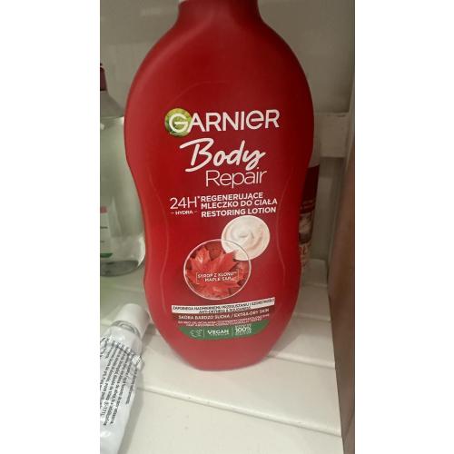 Garnier Intensywna Pielęgnacja Bardzo Suchej Skóry, Regenerujące mleczko do ciała z syropem z klonu - opinie | zdjęcie do recenzji od wiktoriakwit