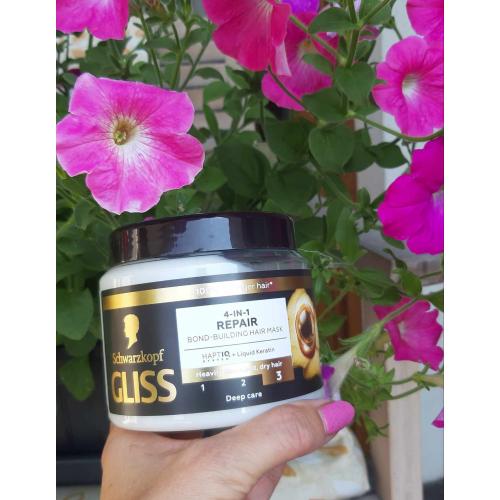 Schwarzkopf Gliss 4-in-1 Repair Bond-Building Hair Mask (Odbudowująca maska do włosów) - opinie | zdjęcie do recenzji od sylwijka
