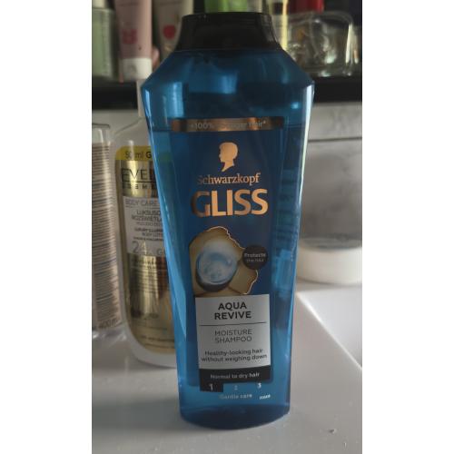 Schwarzkopf Gliss Aqua Revive Moisture Shampoo (Nawilżający szampon do włosów normalnych i suchych (nowa wersja)) - opinie | zdjęcie do recenzji od MONIKA1850