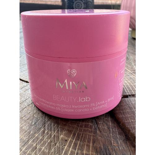 Miya Cosmetics BEAUTY.lab, Skoncentrowana maska z kwasami 3% AHA i BHA - opinie | zdjęcie do recenzji od MONIKA1850 - 1