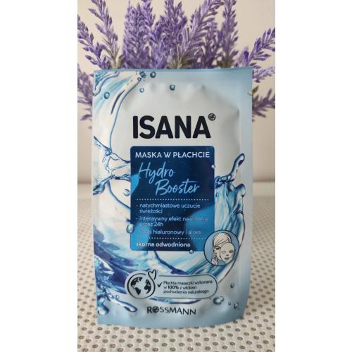 Isana Hydro Booster, Maseczka w płachcie `Kwas hialuronowy i aloes` (nowa wersja) - opinie | zdjęcie do recenzji od Goya5