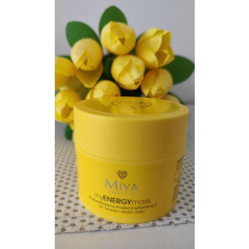 Miya Cosmetics myENERGYmask, Rozświetlająca maska z witaminą C do twarzy i okolic oczu - opinie | zdjęcie do recenzji od Goya5 - 2