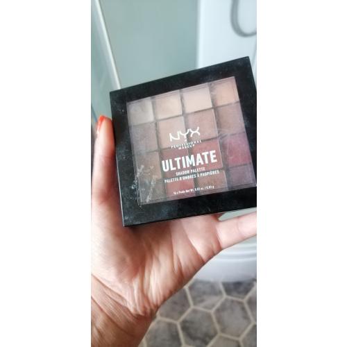 NYX Professional Makeup Ultimate, Warm Neutrals Shadow Palette (Paleta 16 cieni do powiek) - opinie | zdjęcie do recenzji od monita90
