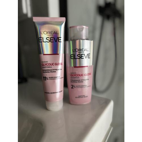 L'Oreal Paris Elseve, Glycolic Gloss, Szampon do włosów matowych i szorstkich - opinie | zdjęcie do recenzji od Alice1557
