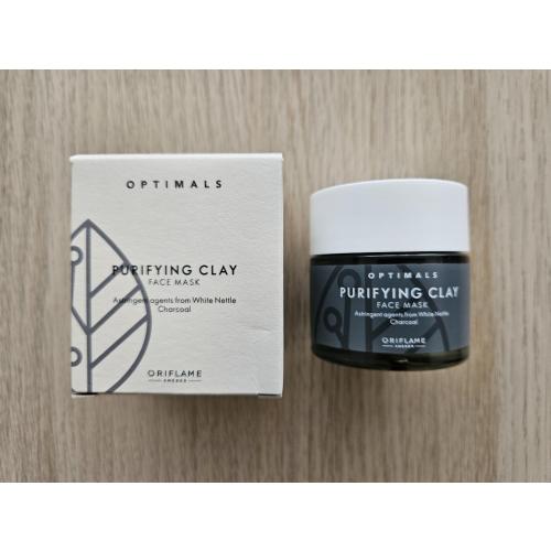 Oriflame Optimals, Purifying Clay Face Mask (Glinkowa maseczka oczyszczająca do twarzy) - opinie | zdjęcie do recenzji od Pantera Nera