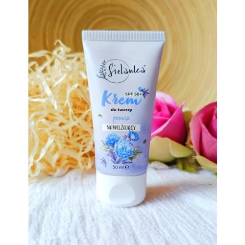 Sielanka Peonia, Nawilżający krem  SPF50 - opinie | zdjęcie do recenzji od Anuusiaczeek
