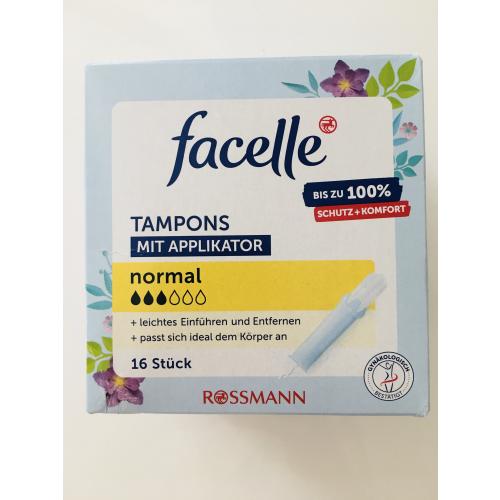 Facelle Tampony z papierowym aplikatorem `Normal ` - opinie | zdjęcie do recenzji od 2e9182b55bdf0a98ff6828ef66cf0b2a4e640980_67070af1f3125 - 1