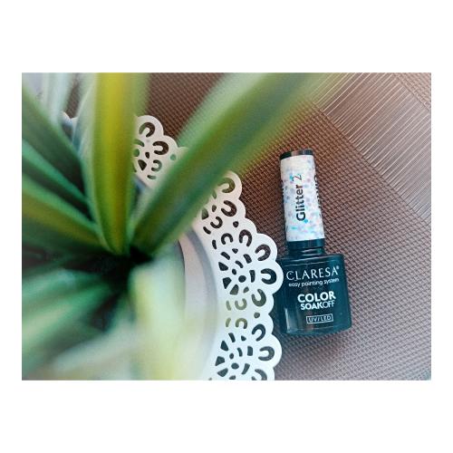 Claresa Glitter Soak-off UV/LED Color (Lakier hybrydowy) - opinie | zdjęcie do recenzji od Alezwieje - 2