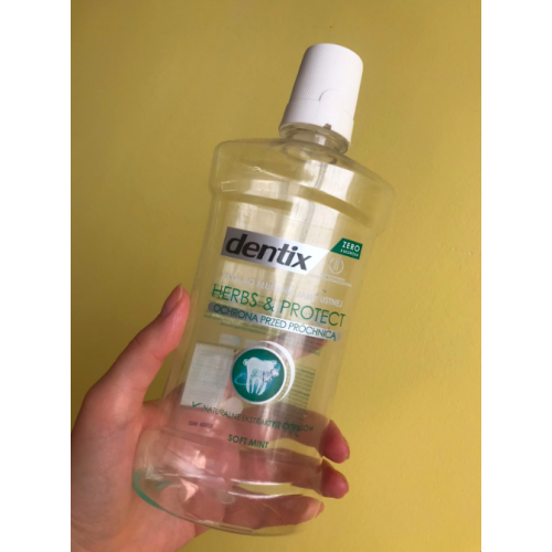Dentix Herbs & Protect, Płyn do płukania jamy ust nej Soft Mint - opinie | zdjęcie do recenzji od agnieszka_teplik