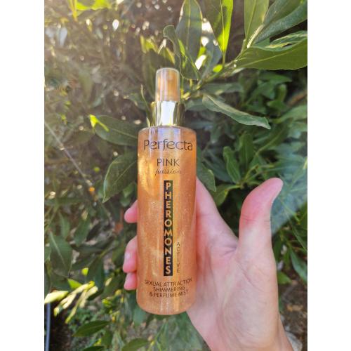 Perfecta Pheromones Active, Sexual Attraction Shimmering & Perfume Mist Pink Passion (Perfumowana mgiełka do ciała) - opinie | zdjęcie do recenzji od zapala221 - 1