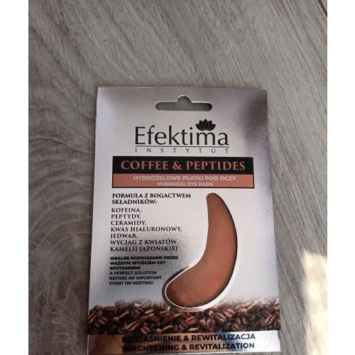 Efektima Coffee & Peptides, Hydrożelowe płatki pod oczy - opinie | zdjęcie do recenzji od LandOfBliss