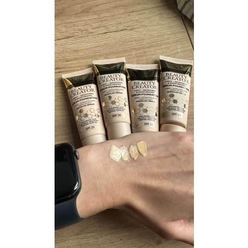 Christian Laurent Beauty Creator, Lekki wygładzająco-nawilżający podkład-serum SPF 25 - opinie | zdjęcie do recenzji od wiktoriakwit