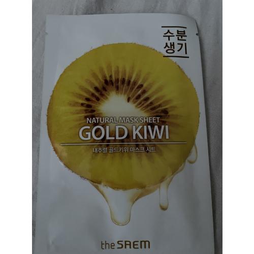 The Saem Natural Gold Kiwi, Mask Sheet (Maseczka w płachcie z kiwi) - opinie | zdjęcie do recenzji od Medea05