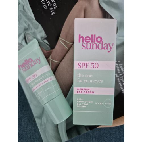 Hello Sunday The One For Your Eyes SPF50 (Rozświetlający krem pod oczy z filtrem mineralnym) - opinie | zdjęcie do recenzji od Kar_sz