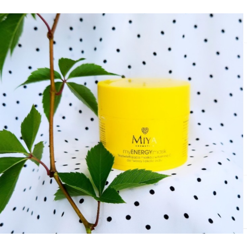 Miya Cosmetics myENERGYmask, Rozświetlająca maska z witaminą C do twarzy i okolic oczu - opinie | zdjęcie do recenzji od Iwona_C