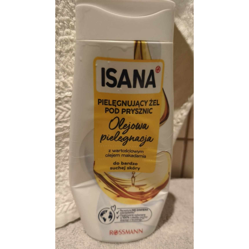 Isana Oil & Care, Pielęgnujący żel pod prysznic z olejem makadamia - opinie | zdjęcie do recenzji od optostin