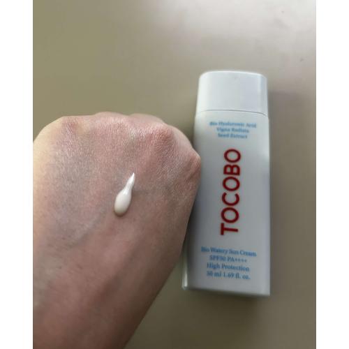 Tocobo Bio Watery Sun Cream SPF50+ PA++++ (Wegański krem ochronny) - opinie | zdjęcie do recenzji od whitenoise00 - 2